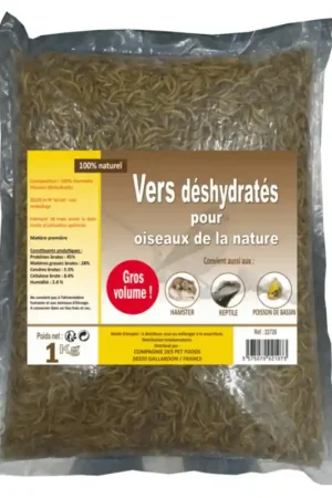 Quantité Limitée VERS DESHYDRATES Sac de 1kg