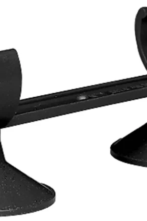 Ventouse double pour chauffage, noir Prix Choc