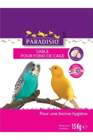 Paradisio - Sable Anisé Blanc pour Cage - 15Kg Marque