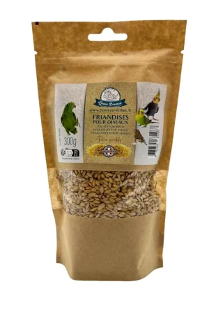 Solde Octave Bauchant - Friandises Riz Paddy pour Oiseaux - 300g