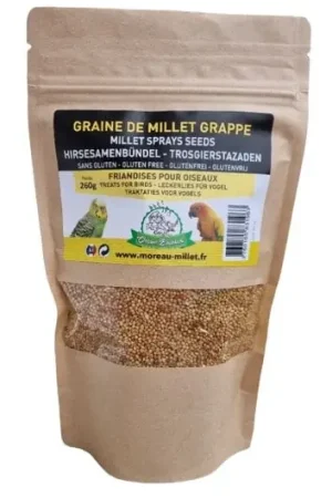 Octave Bauchant - Graines de Millet Jaune et Rouge Oiseaux - 260g Top Vente