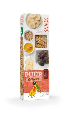 Nouveauté Witte Molen - Sticks Puur Pauze Inséparable Miel & Datte - x2