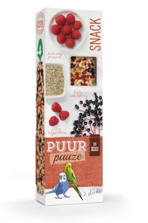 Witte Molen - Sticks Perruche Framboise & Sureau - 60g Meilleure Vente