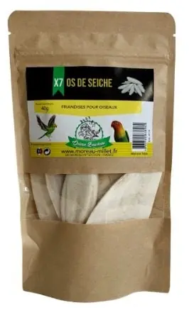 Jusqu’à Épuisement Des Stocks Octave Bauchant - Os de Seiche pour Oiseaux - 40g