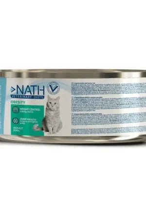 Haute Qualité Nath Veterinary Diet - Aliment humide Obesity pour Chat - 200G