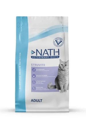 Commander Vite Nath Veterinary Diet - Croquettes Struvite Sans Céréales pour Chat - 4Kg