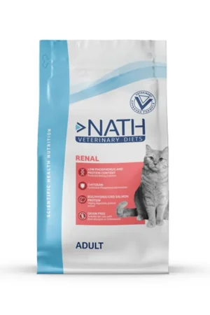 Nath Veterinary Diet - Croquettes Renal Sans Céréales pour Chat - 4Kg Livraison Express