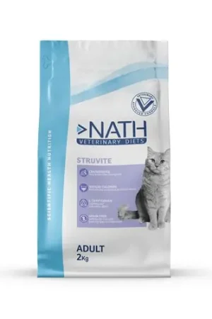 En Vogue Nath Veterinary Diet - Croquettes Struvite Sans Céréales pour Chat - 2Kg