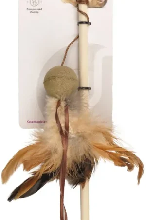 Flamingo - Jouet Penken Canne à pêche avec Balle pour Chats - 27cm Must-Have