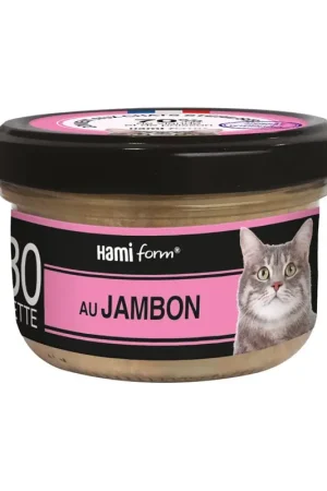 Hamiform - Les Cuisinés N°30 Jambon Thon Fromage pour Chat - 80g Vente Flash