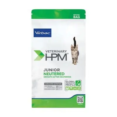 Top Vente Virbac - Croquettes Veterinary HPM Junior Neutered pour Chaton