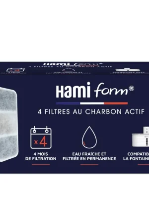 Hamiform - Filtres au Charbon Actif pour Fontaine Nomade 2,5L - x4 Top Vente
