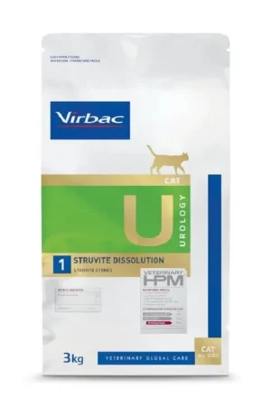 Top Vente Virbac - Croquettes Veterinary HPM Urology Struvite Dissolution pour Chat