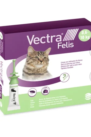 Nouvelle Collection Ceva - Pipettes Antiparasitaire Vectra Felis pour Chats - x3