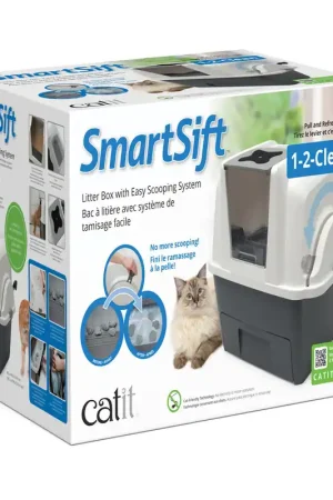 Catit - Maison de Toilette Smart Sift pour Chats Prix Promo