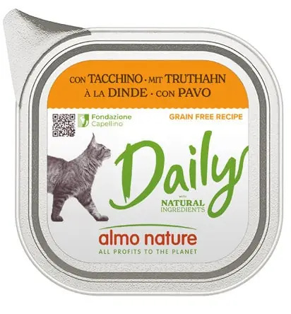 Almo Nature - Pâtée Dailygrain Free Dinde - 100g Promotion Saisonnière