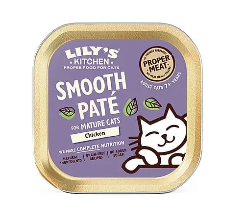 Marque Lily's Kitchen - Barquette Festin au Poulet pour Chats Senior - 85g