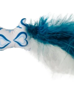 Flamingo - Jouet Ice Poissons avec Plumes pour Chats - 26cm Meilleur Choix