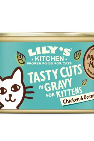 Lily's Kitchen - Bouchées en Sauce Poulet et Poisson de Mer pour Chaton - 85 g Exclusif