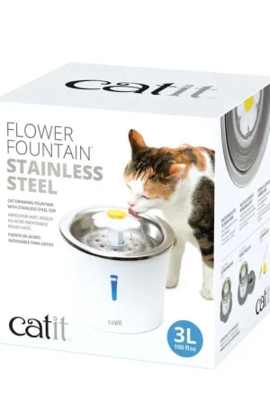 Catit - Flower Fountain - acier Populaire
