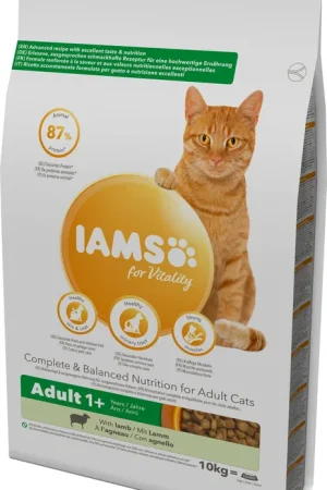 Offre Du Jour Iams - Croquettes pour Vitalité À l'agneau Pour Chat Adulte