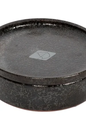 Paiement Sécurisé D&D - Gamelle Jasper pour chat Black dots - 13 x 13 x 2 cm