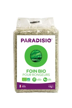Expédition Rapide Paradisio - Foin BIO pour Rongeurs - 1Kg