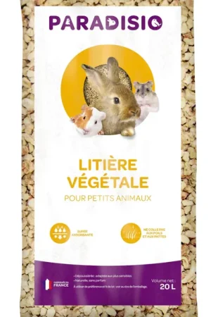 Réduction Paradisio - Litière Végétale pour Rongeurs - 20L