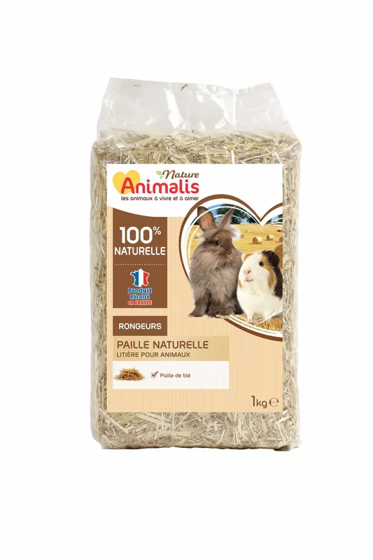 Prix Promo Animalis Nature - Litière Paille Naturelle pour Rongeurs