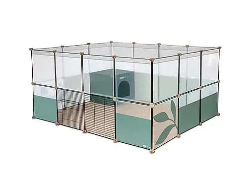 Authentique Hamiform - Parc Naveen Lapin et Cochon d'Inde - 140x105x72cm