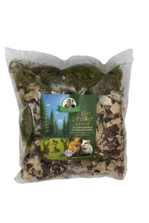 Octave Bauchant - Sur-litière Rêve Forestier pour Rongeurs - 800g Super Prix