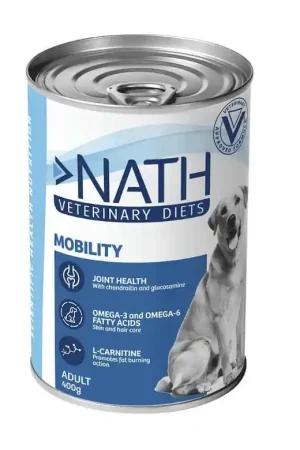 Nath Veterinary Diet - Aliment humide Mobility pour Chien - 400G Fait Main