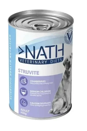 Nath Veterinary Diet - Aliment humide Struvite pour Chien - 400G Commander Vite