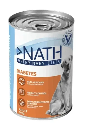 En Vogue Nath Veterinary Diet - Aliment humide Diabetic pour Chien - 400G