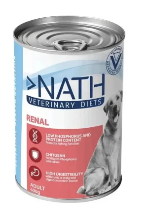 Nath Veterinary Diet - Aliment humide Renal pour Chien - 400G Commande En Gros
