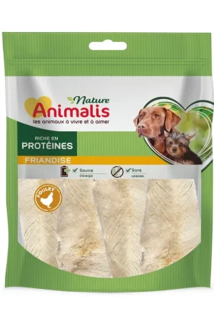 Animalis Nature - Friandises Escalope de Poulet pour Chien - 100g Tendance