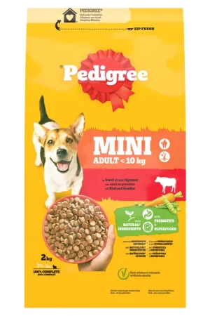 Offre Spéciale PEDIGREE - Croquettes ADULT MINIau Boeuf Petit Chien - 2kg