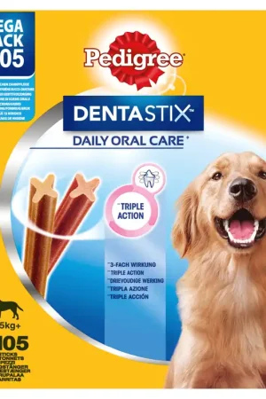 Usine Directe Pedigree - Batonnets à Mâcher Dentastix pour Grands Chiens - x105