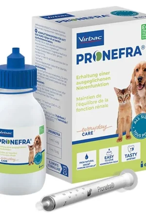 Virbac - Suspension Liquide Pronefra Fonction Renal pour Chiens et Chats - 60ml Soldes
