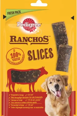 Pedigree - Friandises Ranchos Slices au Bœuf pour Chien - 60g Nouveauté