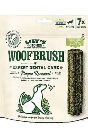 Achat Immédiat Lily's Kitchen - Bâtonnets Woofbrush Dental Chew pour Chien - x7