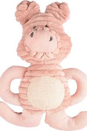 Marque Flamingo - Jouet Peluche Small Dog Cochon Ilva Rose pour Chiens - 23cm