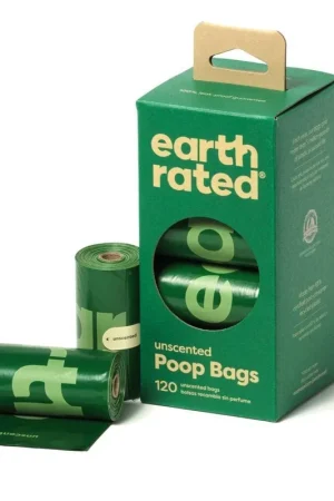 Premium Earth Rated -Sac Propreté Eco-Friendly sans Parfum - 8x15 sacs