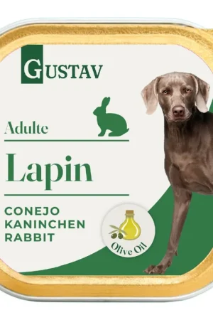 Super Prix Gustav - Pâtée Adulte au Lapin pour Chiens - 300g