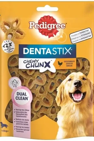 Achetez Aujourd’hui Pedigree - Dentastix Chewy Chunx au Poulet pour Moyen et Grand Chien - 68g