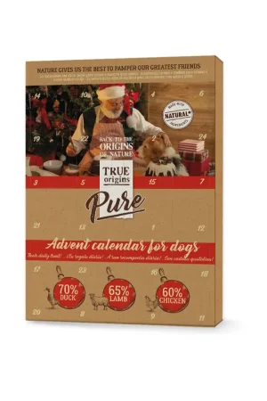Expédition Rapide True Origins Pure - Calendrier de l'Avent pour Chiens - 100g