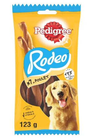 Dernière Chance Pedigree - Rodeo Torsades à Mâcher au Poulet pour Chien Adulte - x7 123g