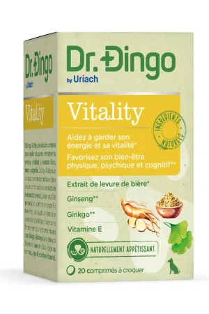 Dr. Dingo - Aliment Complémentaire Vitality pour Chien - 15,4g Nouvel Arrivage