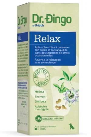 Dr. Dingo - Aliment Complémentaire Relax pour Chien - 120ml Achetez Aujourd’hui