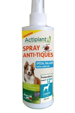 ActiPlant' - Spray Anti-tiques Spécial Balade pour Chien - 200ml Petit Prix